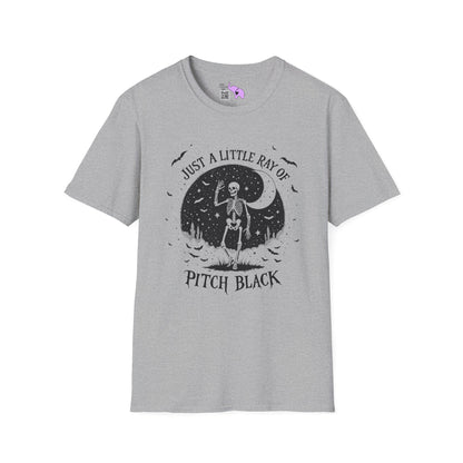 Just A Little Ray of Pitch Black (Crescent Moon) Adult T-shirt