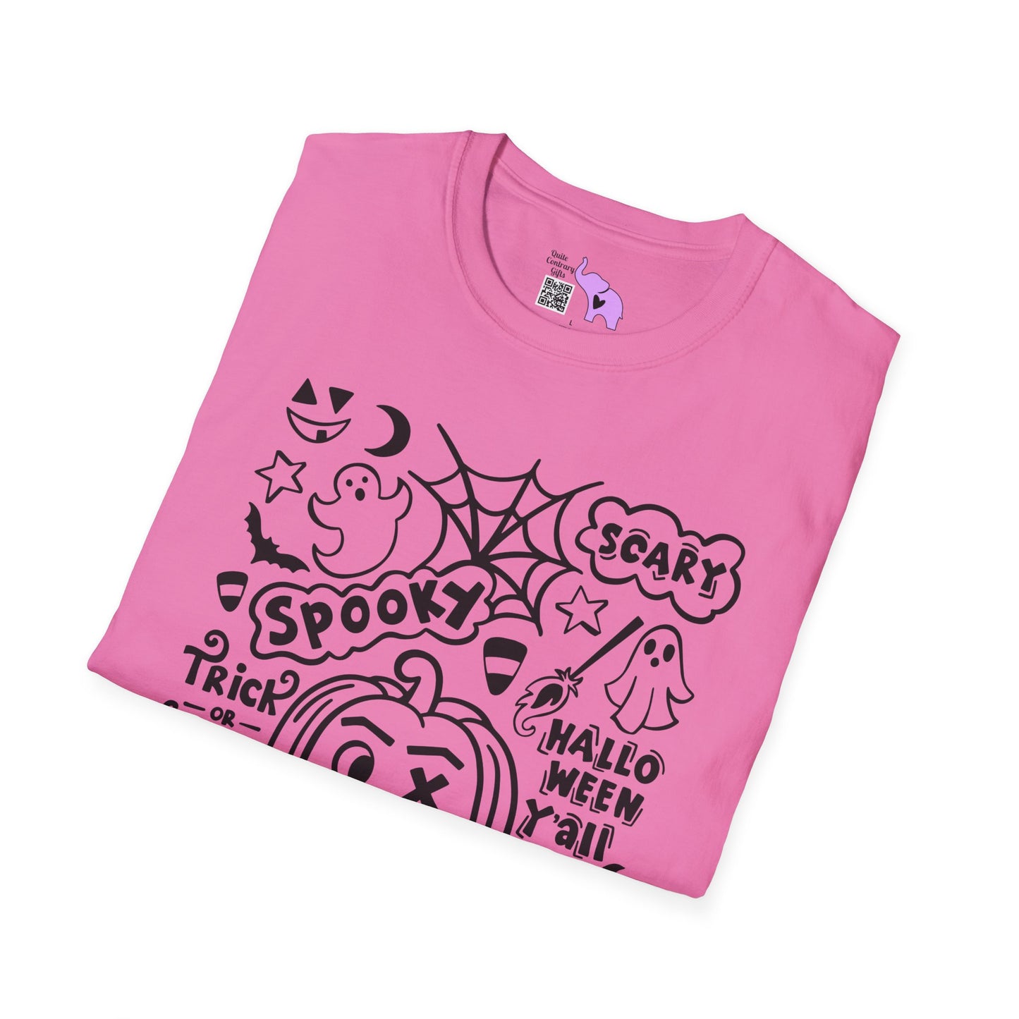 Scary Spooky Halloween Y'all Adult T-shirt