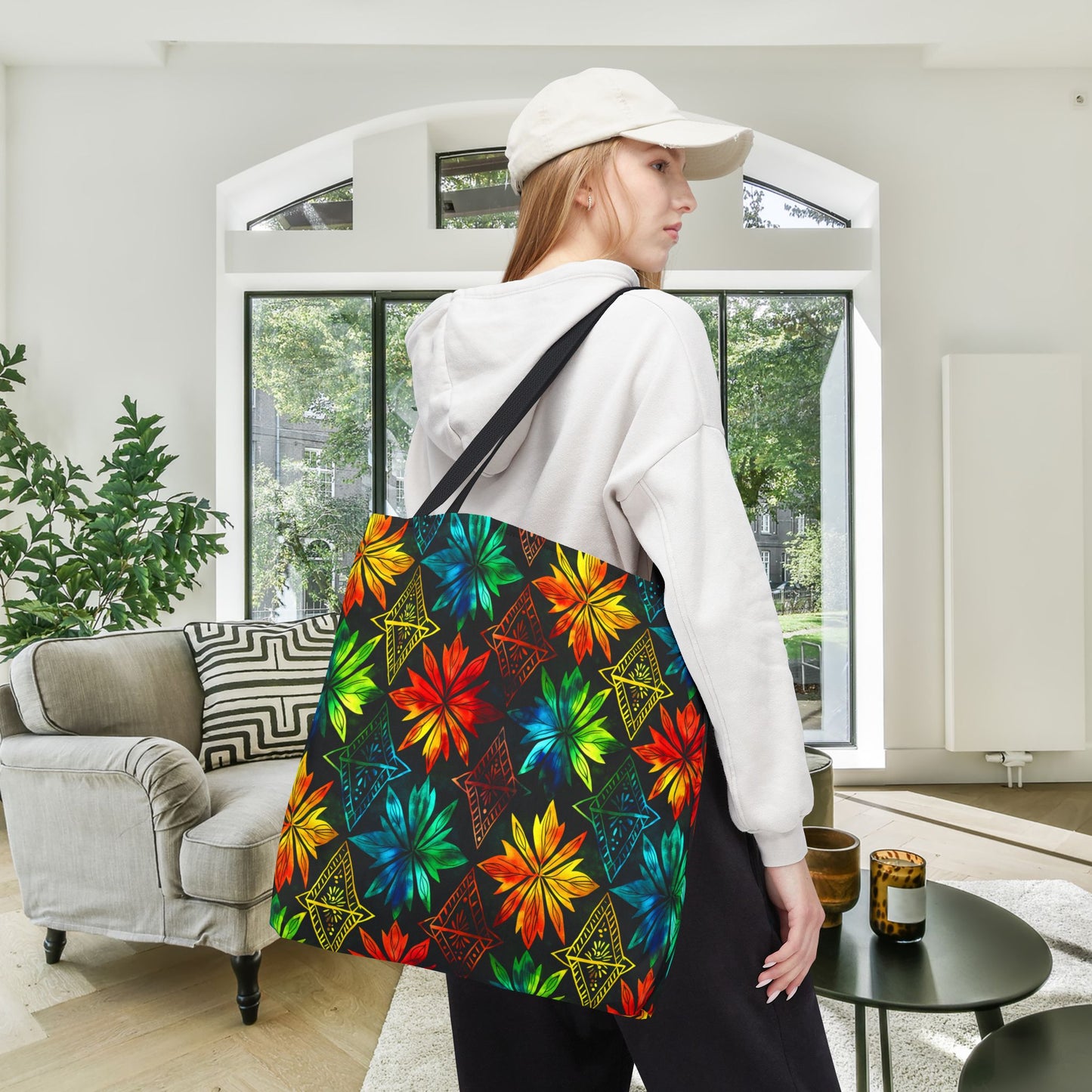 Celebration Mosaic Canvas Tote Bag
