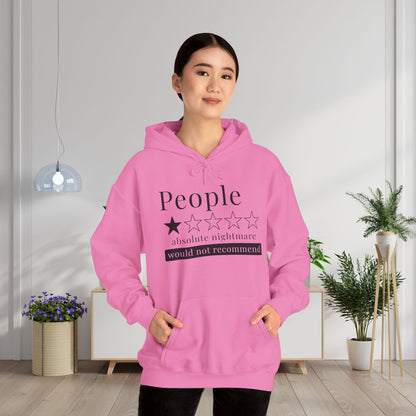 People 1 Star Absolute Nightmare Would Not Recommend Adult Heavy Blend™ Hoodie