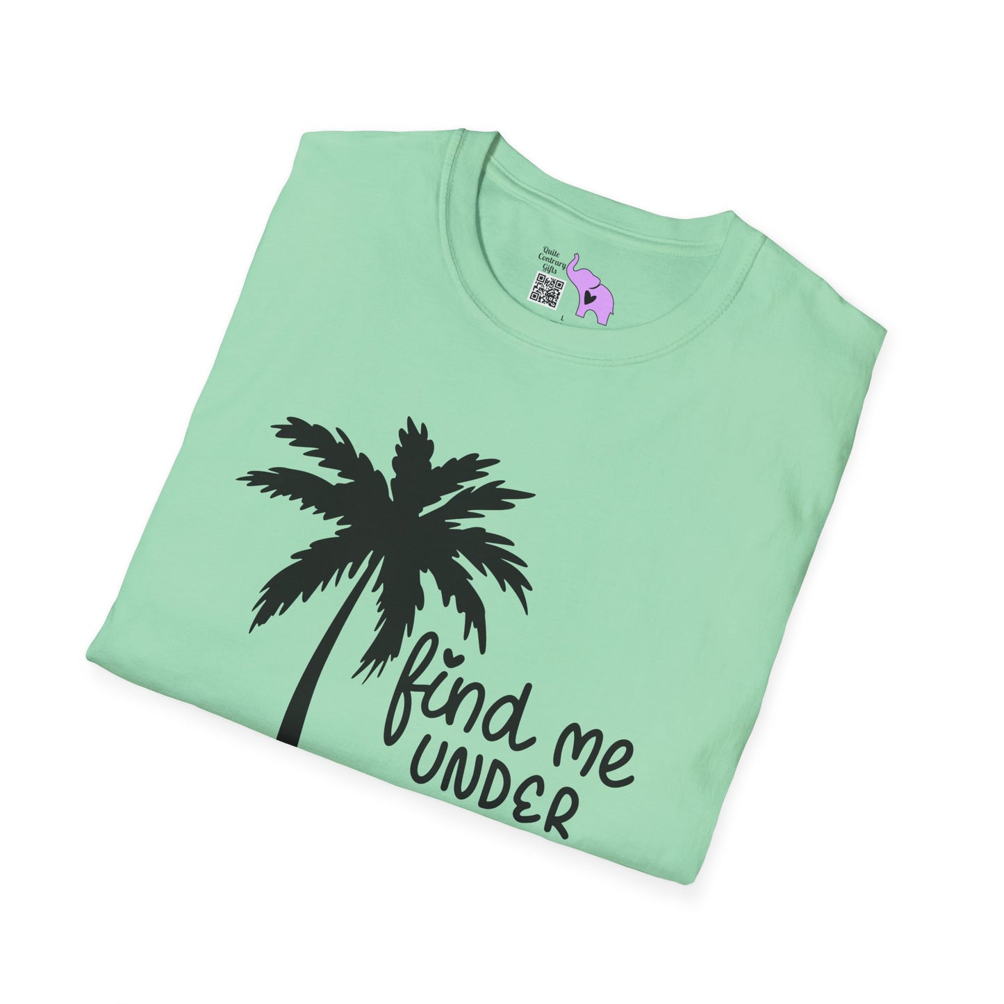Find Me Under The Palms Adult T-shirt