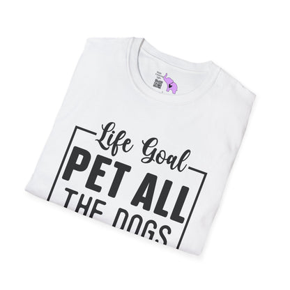 Life Goal Pet All The Dogs Adult T-shirt