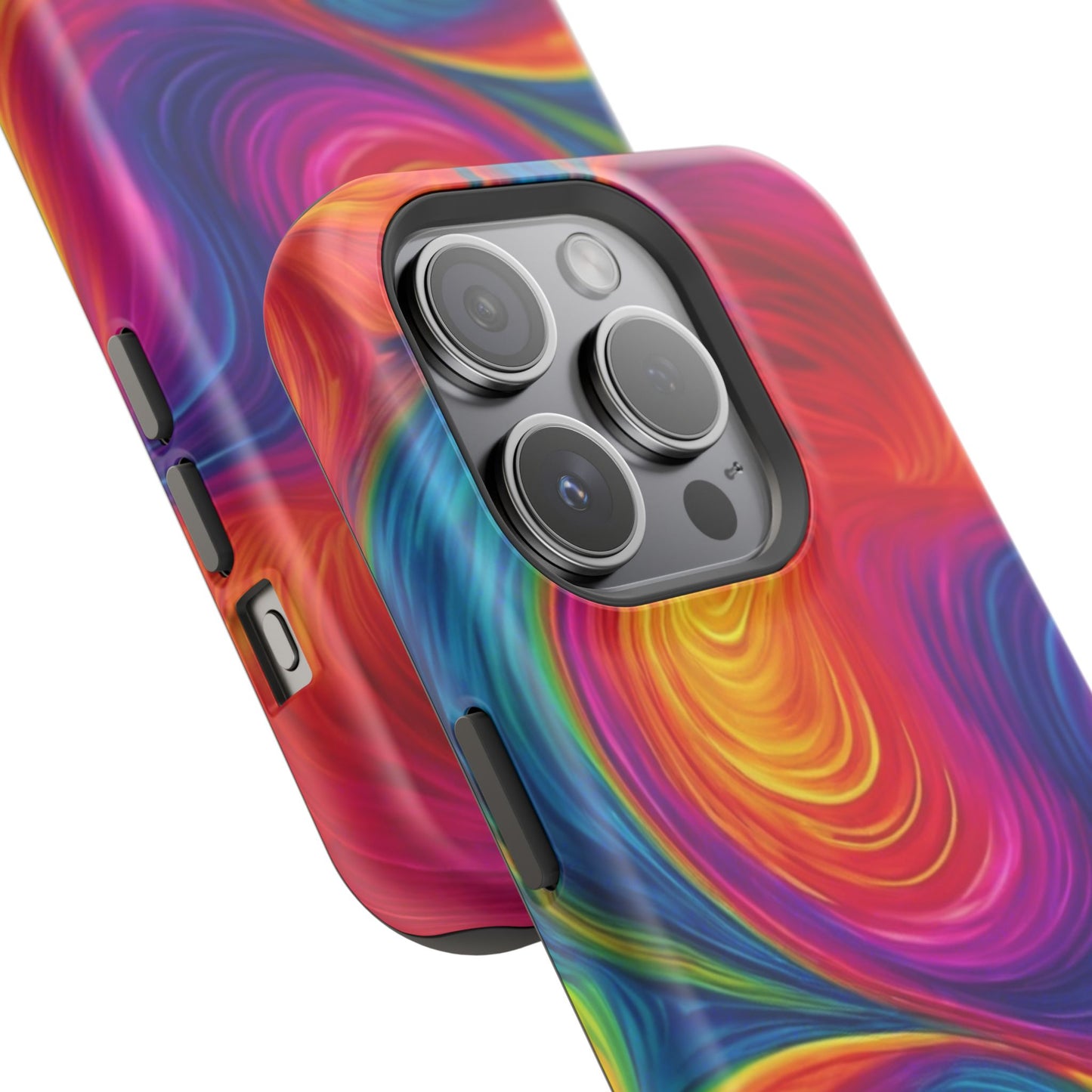Tie Dye Color Swirl MagSafe® Compatible Tough Case for iPhone