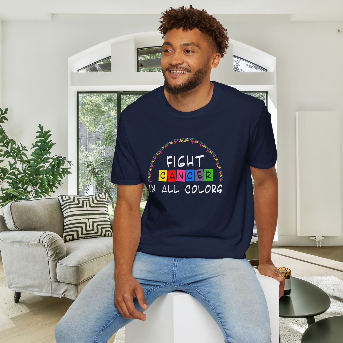 Fight Cancer in All Colors 11 Adult T-shirt