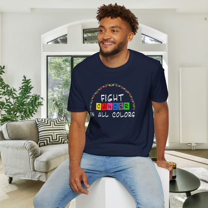 Fight Cancer in All Colors 11 Adult T-shirt