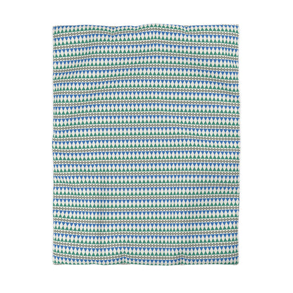 Regal Evergreen Cairn Stripes Microfiber Duvet Cover