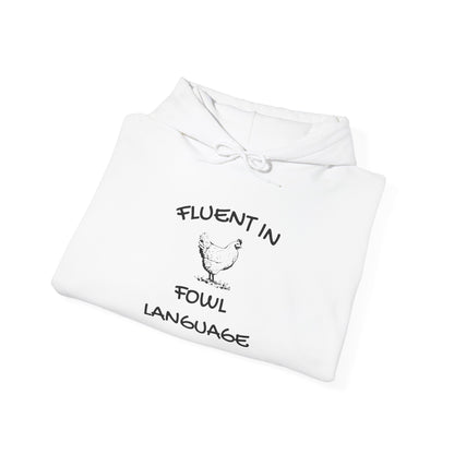 Fluent in Fowl Language Heavy Blend™ Hooded Sweatshirt