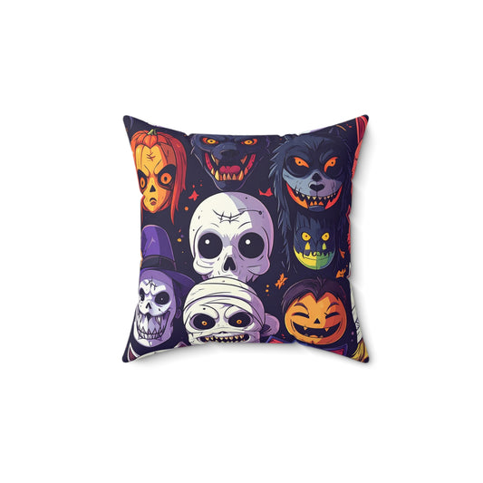 Monster Mash Up Throw Pillow