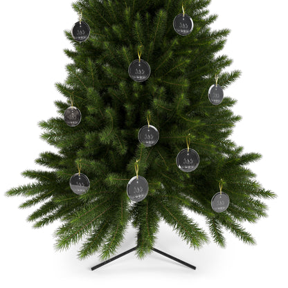3 Wise Men Glass Ornament
