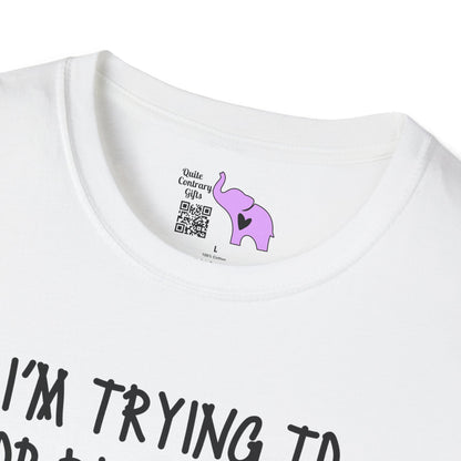 I'm Trying To Stop Being Mean But Yall Have To Stop Being Stupid First Adult T-shirt