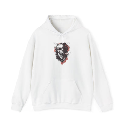 Creepy Skull in Tree Heavy Blend™ Hooded Sweatshirt
