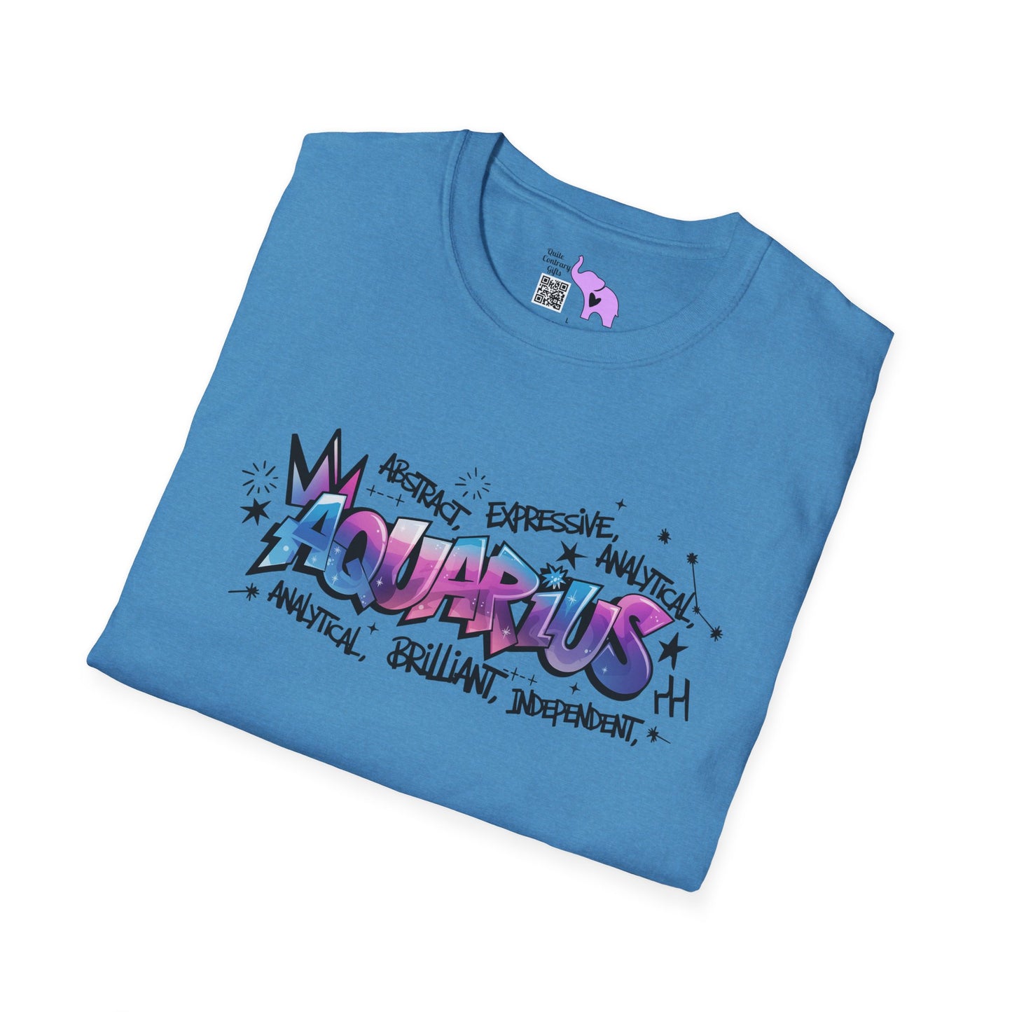 Aquarius Street Art Adult T-shirt