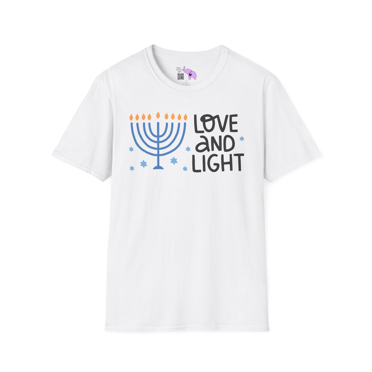 Hanukkah Love & Light 4 Adult T-shirt