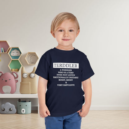 Terddler Definition Toddler Tee