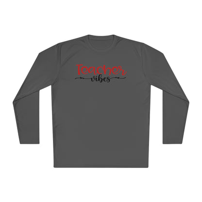 Teacher Vibes Adult Long Sleeve Tee