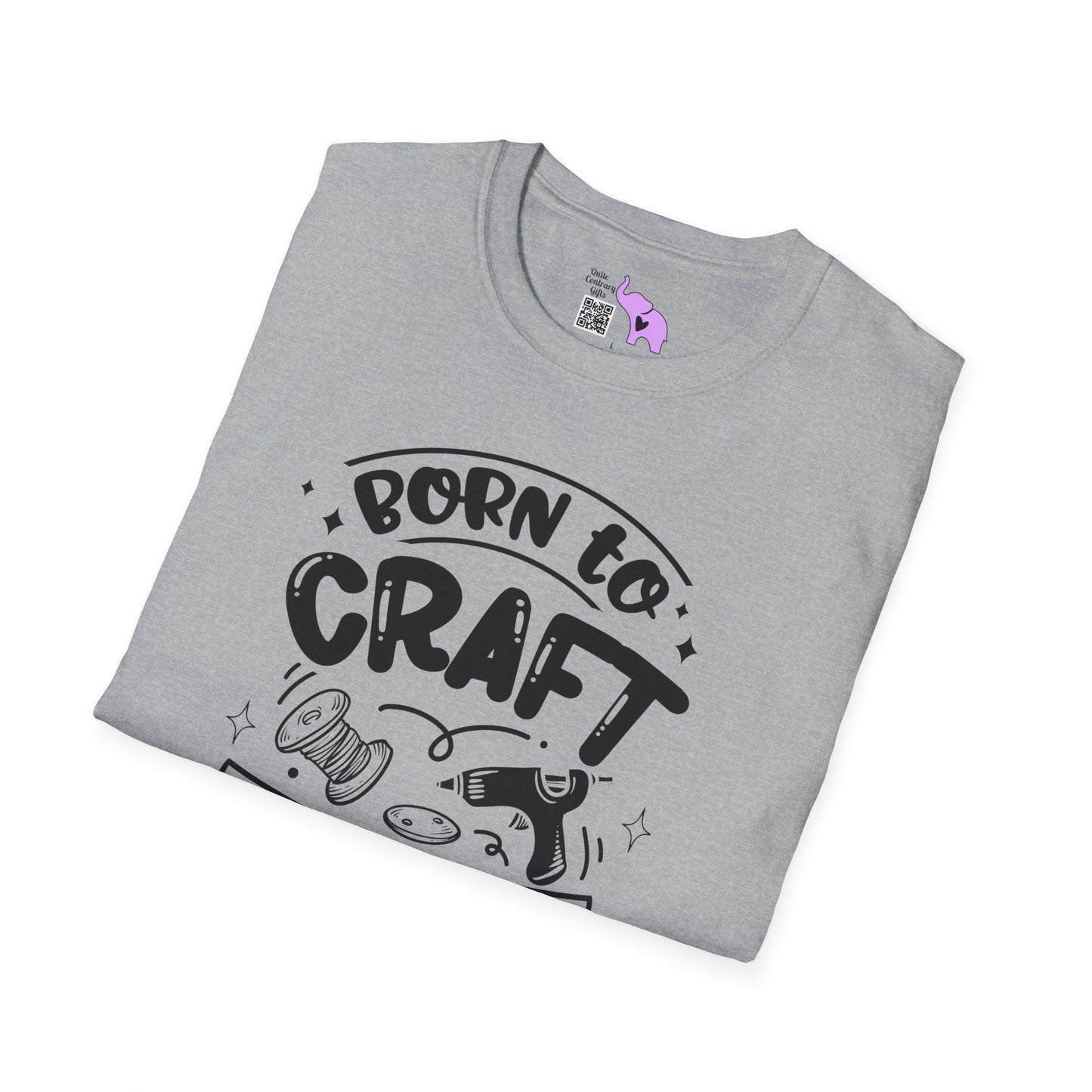 Born To Craft Forced To Work Adult T-shirt