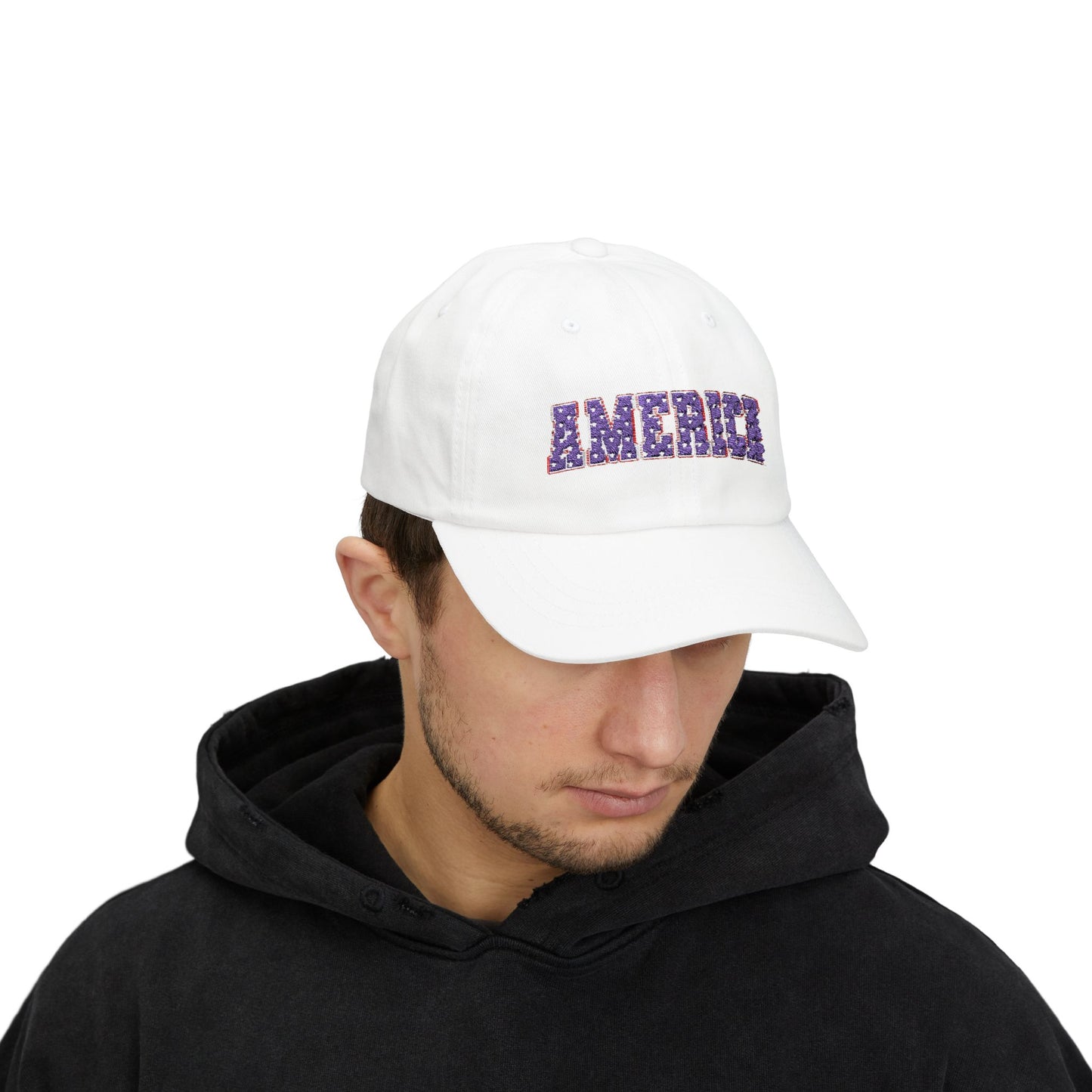 Starry America Embroidered Classic Dad Cap