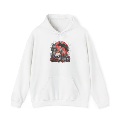Halloween Graveyard w/Skull Heavy Blend™ Hooded Sweatshirt