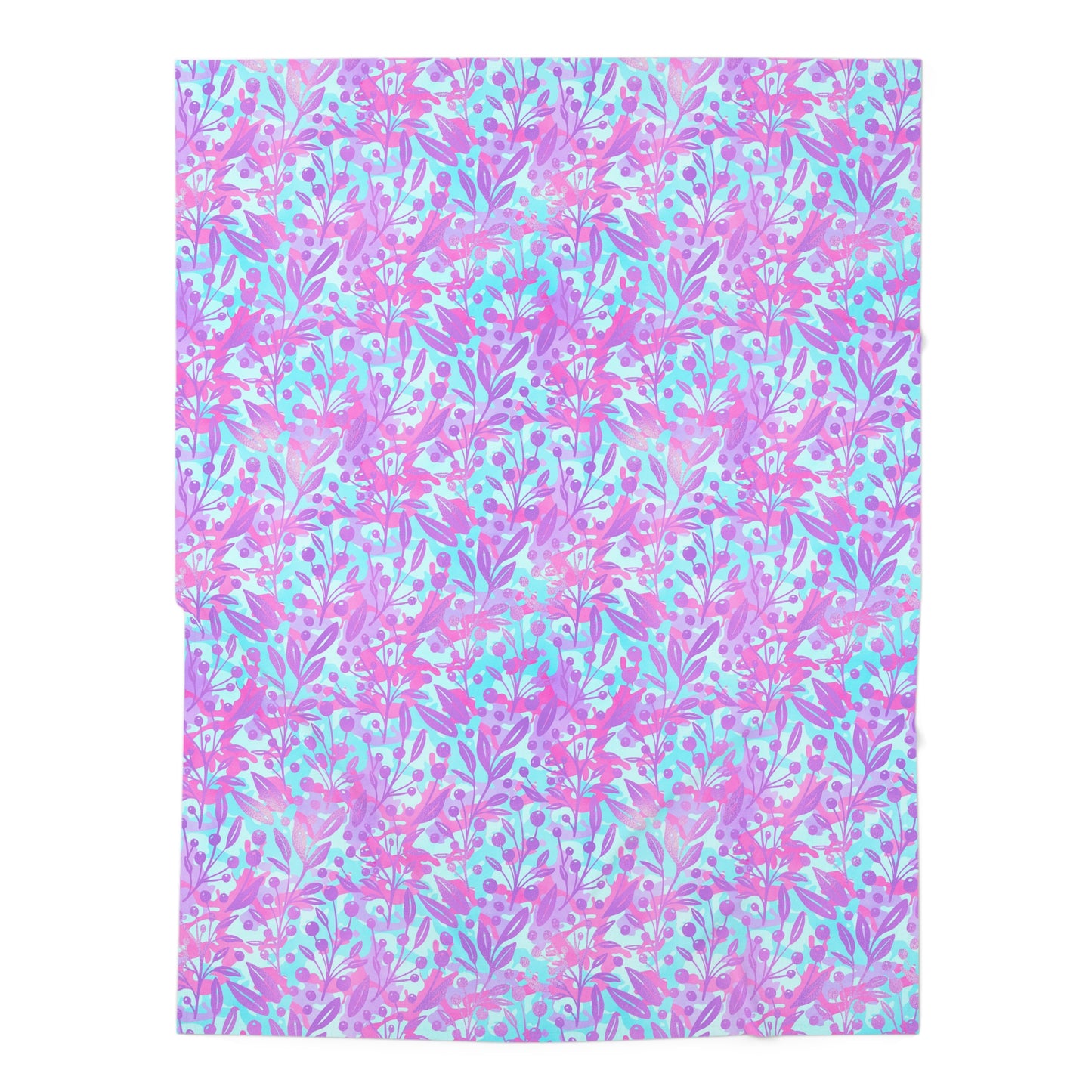 Sweet Berry Bloom Baby Swaddle Blanket