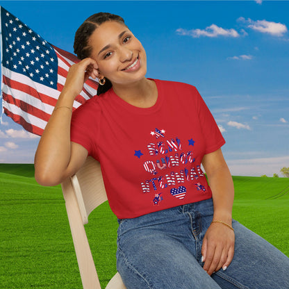 Semiquincentennial (American Flag) Adult T-shirt