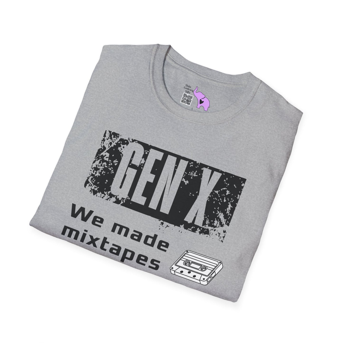 Gen X We Made Mixtapes Not Tiktoks Adult T-shirt