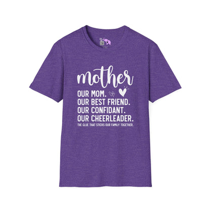Mother The Glue That Sticks Our Family Together Adult T-shirt