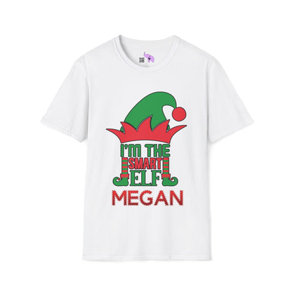 I'm The Smart Elf Adult T-shirt (Custom Name Available!)