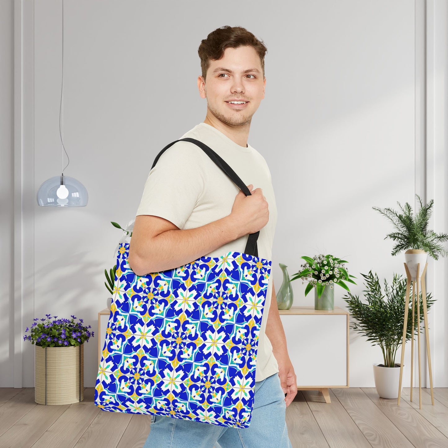 Blue Horizon Canvas Tote Bag