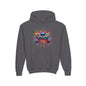 Colorful Game Controller Youth Hoodie