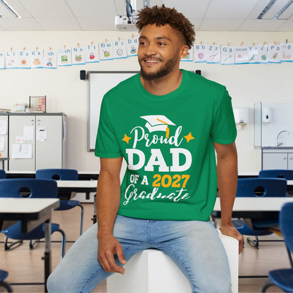 Proud Dad of a 2027 Graduate Adult T-shirt