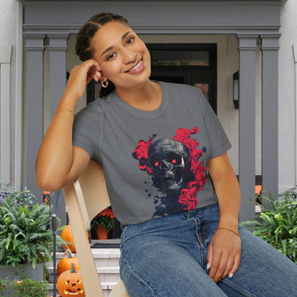 Creepy Skull 2 Adult T-shirt