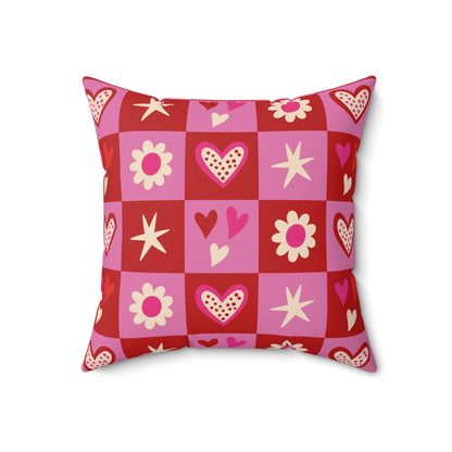 Valentine Toss Throw Pillow