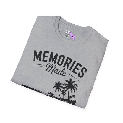 Memories Made at the Beach Last A Lifetime Adult T-shirt