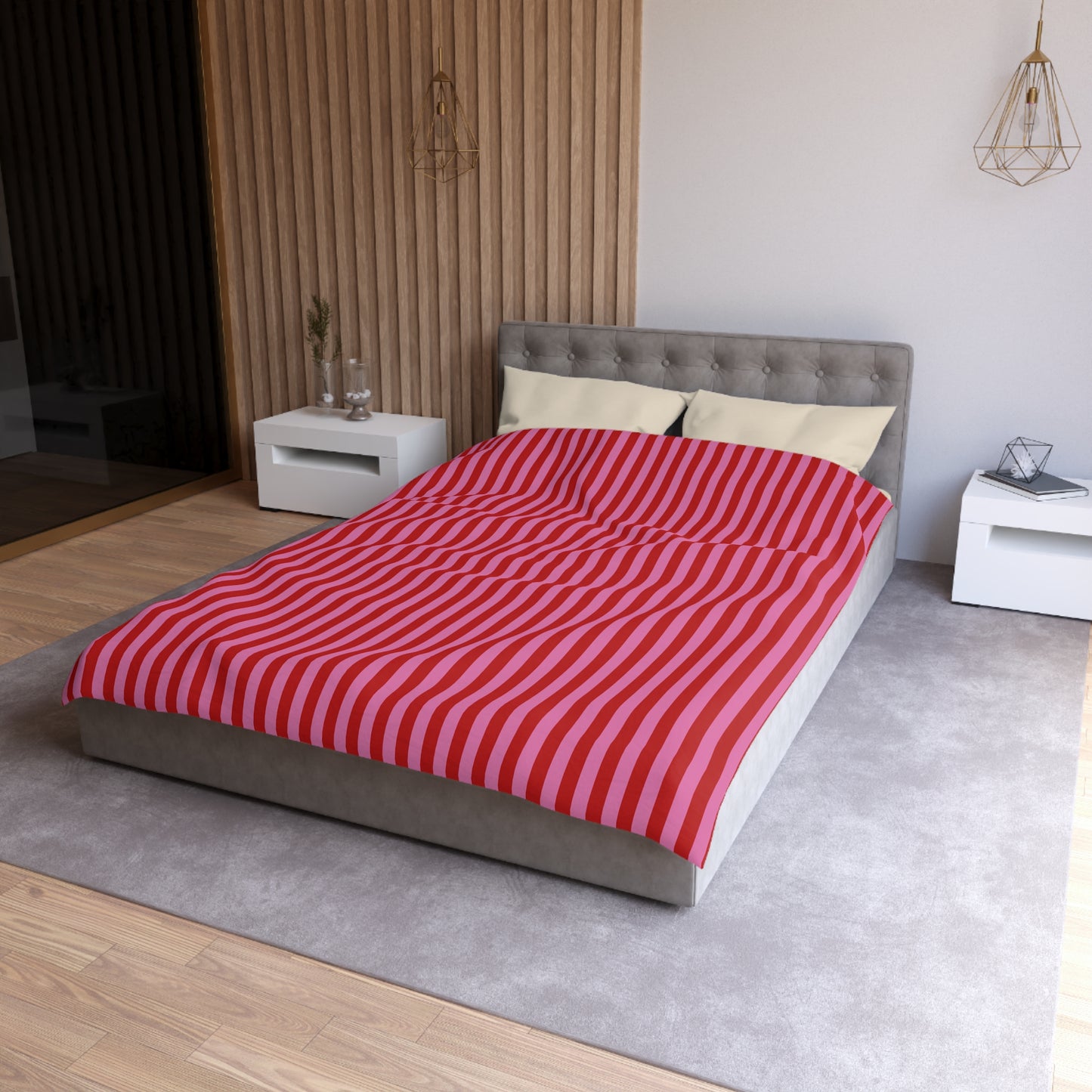 Be Mine Stripes Duvet Bedding Set