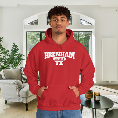 Brenham Tx Est. 1844 Adult Heavy Blend™ Hoodie