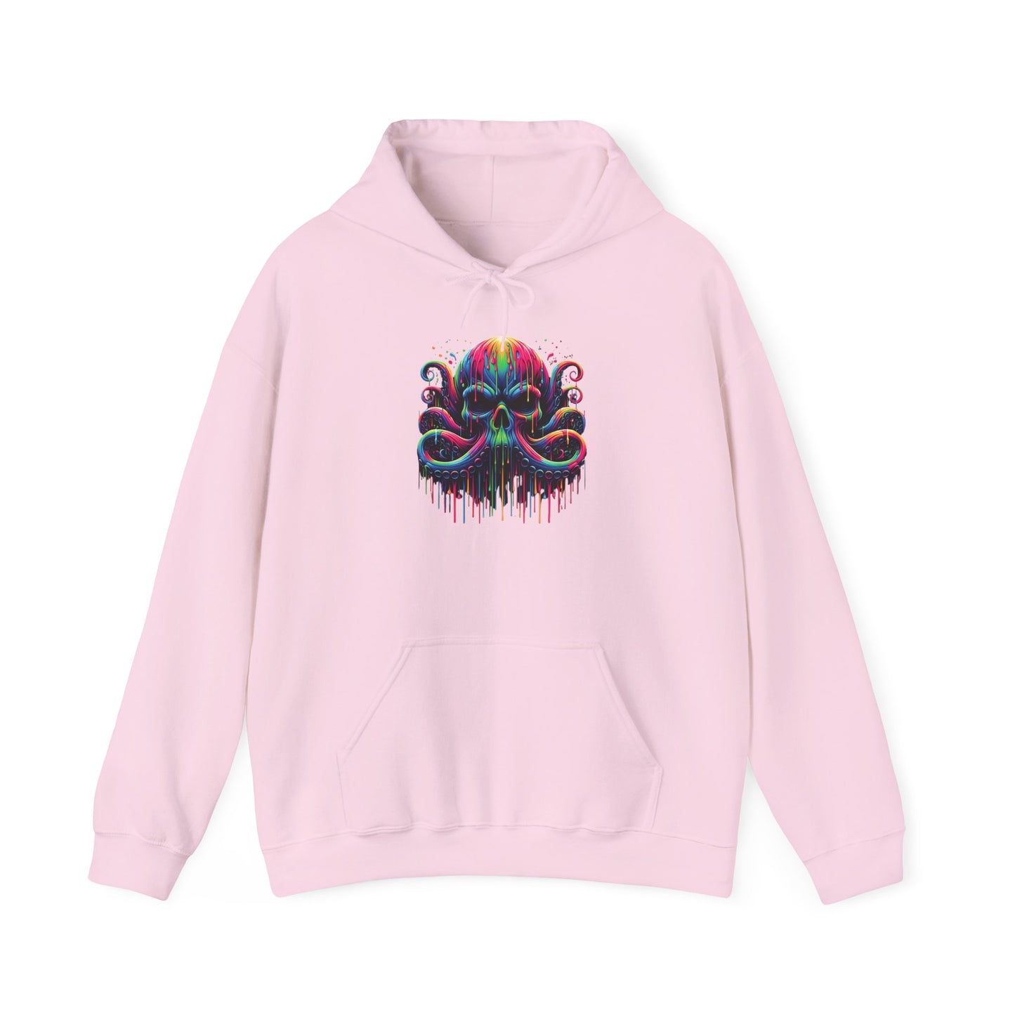 Colorful Skeleton Octopus Heavy Blend™ Hooded Sweatshirt