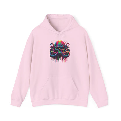 Colorful Skeleton Octopus Heavy Blend™ Hooded Sweatshirt