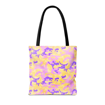 Peach Sorbet Camo Canvas Tote Bag
