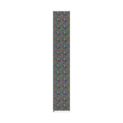Warped Colorful Checkered Wrapping Paper
