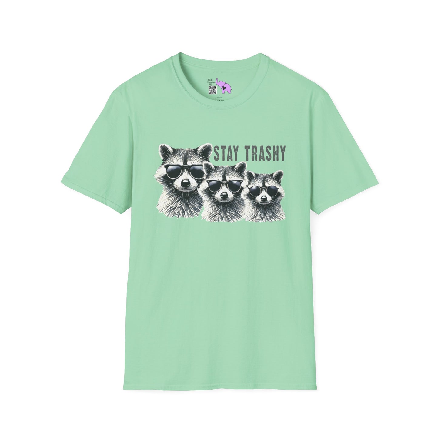 Stay Trashy (Racoon) Adult T-shirt
