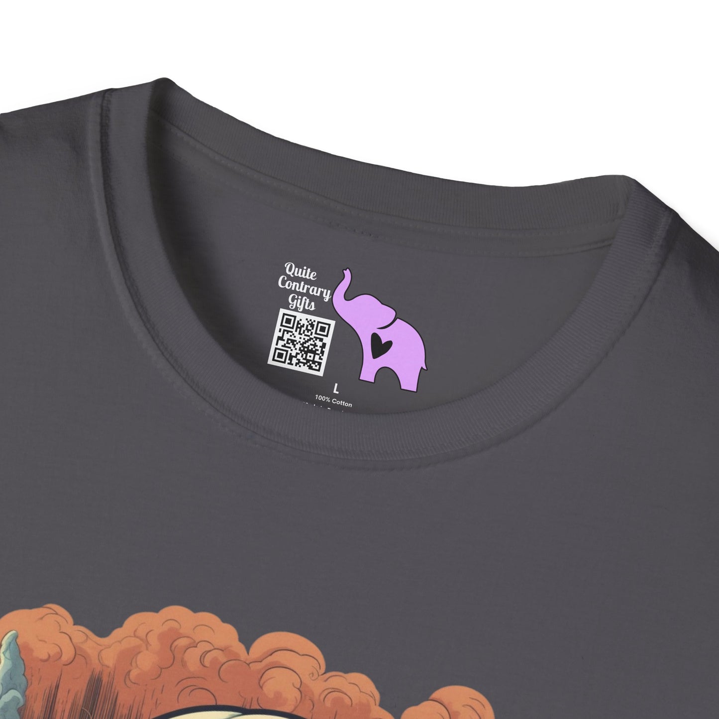 Creepy Ghost 4 Adult T-shirt
