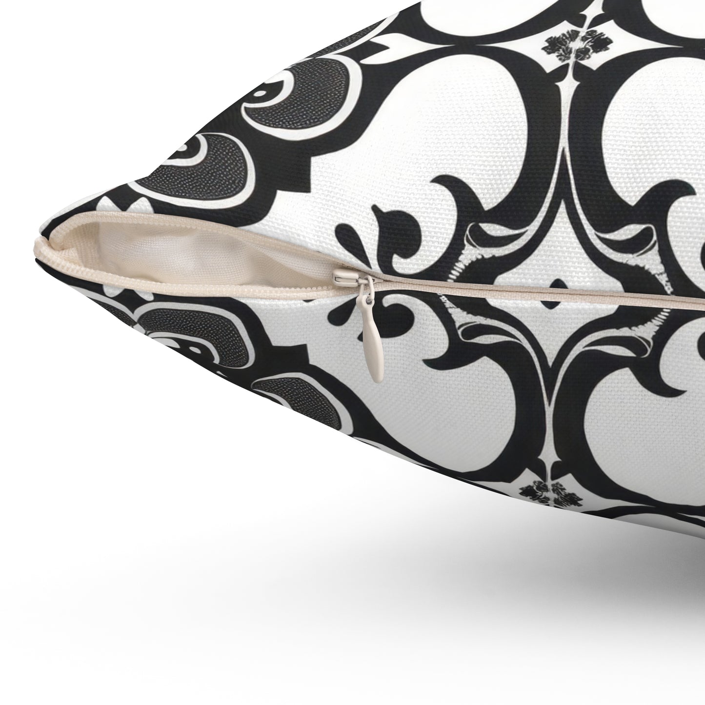 Ornamental Symmetry Throw Pillow