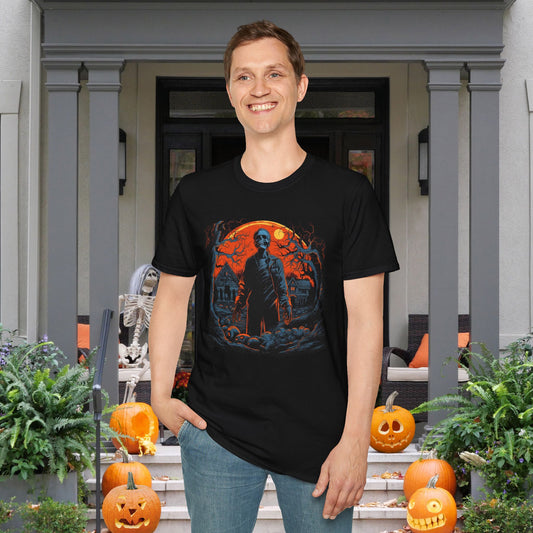 Creepy Cemetery 6 Adult T-shirt