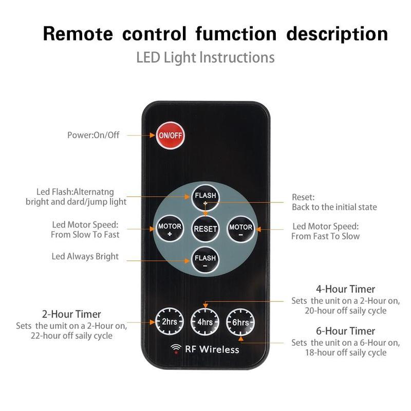 LED Christmas Snow Remote Control Projector Decor Light