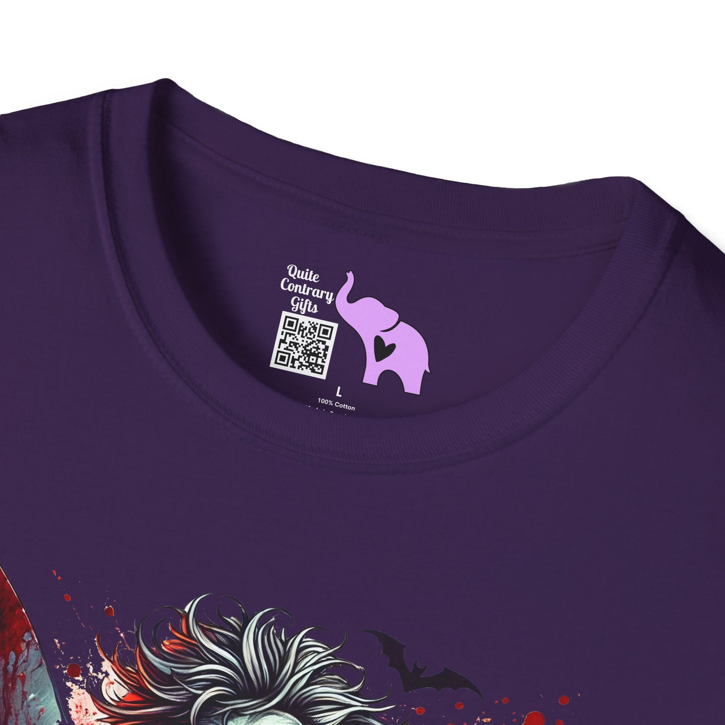 Creepy Halloween Slasher Adult T-shirt