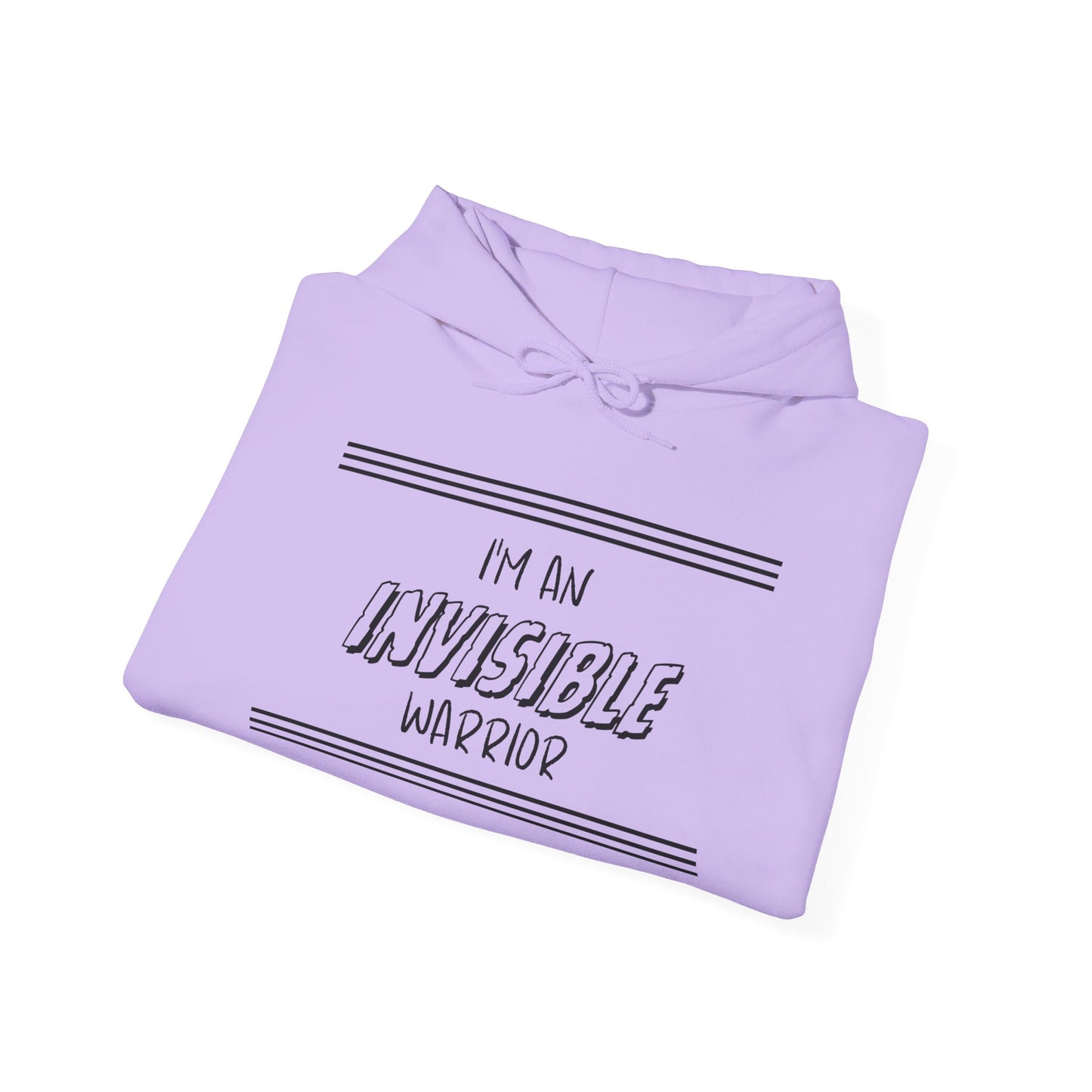 I'm An Invisible Warrior Heavy Blend™ Hooded Sweatshirt