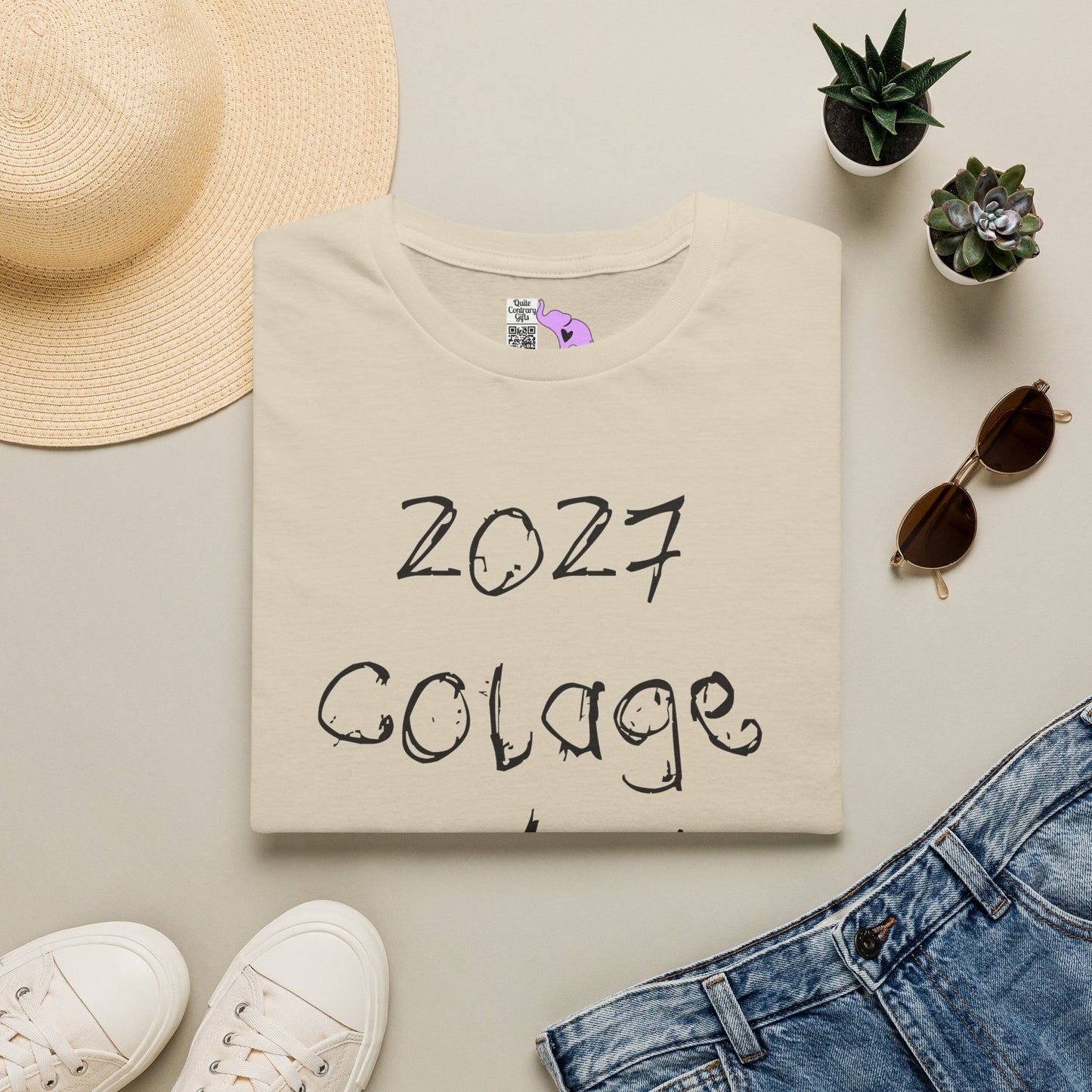 Colage Gradjute 2027 Adult T-Shirt
