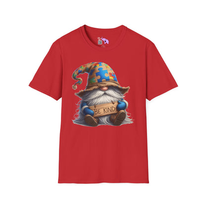 Be Kind Autism Awarness Gnome Adult T-shirt