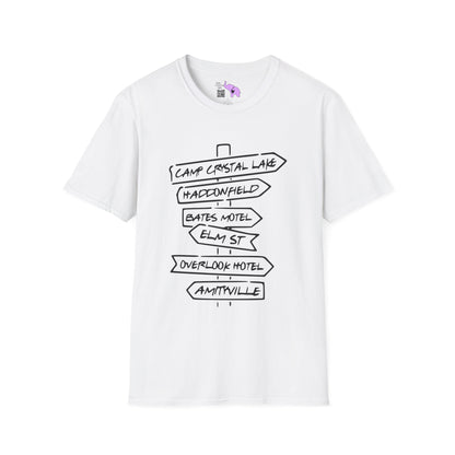 Horror Film Sign Adult T-shirt