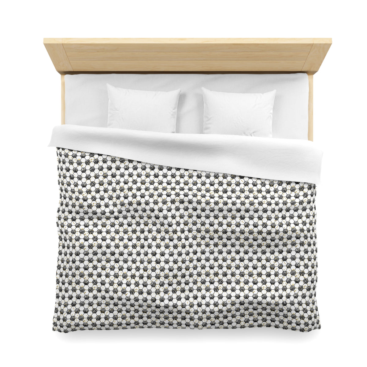 Soccer Gold Rush Microfiber Duvet Cover